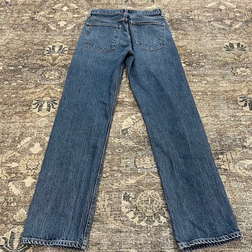 AGOLDE 90's Pinch Waist Jeans Womens 26 High Rise Straight Leg Medium Wash Denim